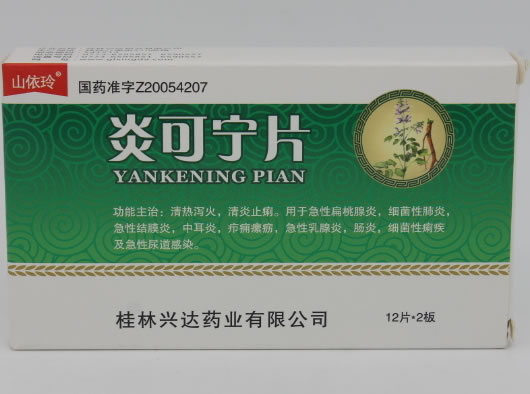 山依玲炎可宁片招商代理 24片