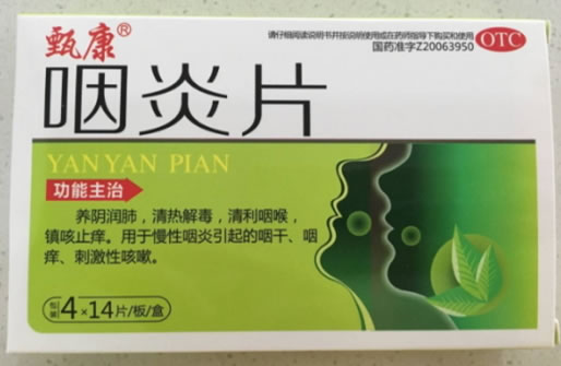 甄康咽炎片招商代理 56片