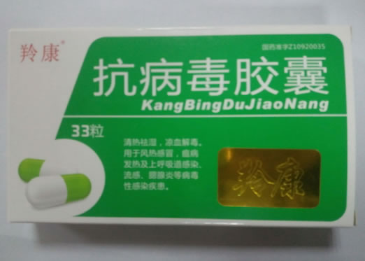 羚康抗病毒胶囊招商代理 33粒