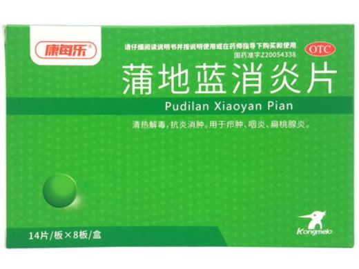 康每乐蒲地蓝消炎片招商代理 112片