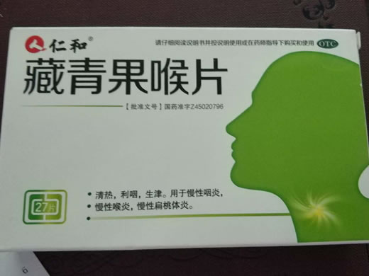 仁和藏青果喉片招商代理 27片