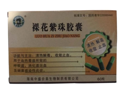 黎人百年裸花紫珠胶囊招商代理 60粒 裸花紫珠胶囊