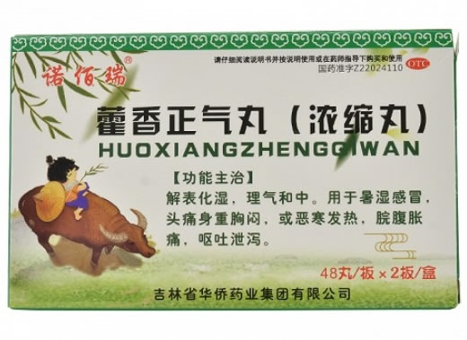 藿香正气丸招商代理 48丸*2板 吉林省华侨