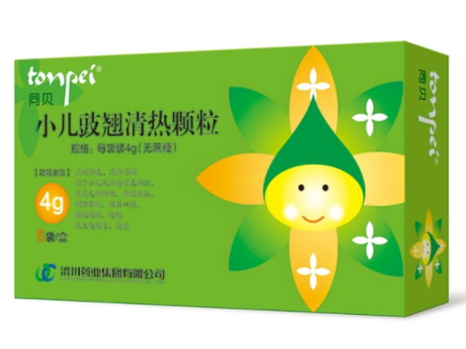 小儿豉翘清热颗粒招商代理 4g*6袋(无蔗糖) 济川药业