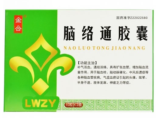 金合脑络通胶囊招商代理 20粒