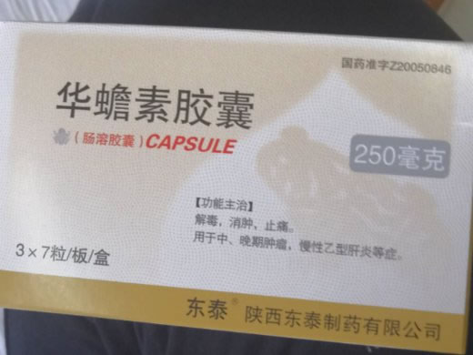 华蟾素胶囊招商代理 21粒 陕西东泰