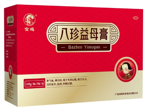 金鸡八珍益母膏招商代理 140g*3瓶 广西邦琪