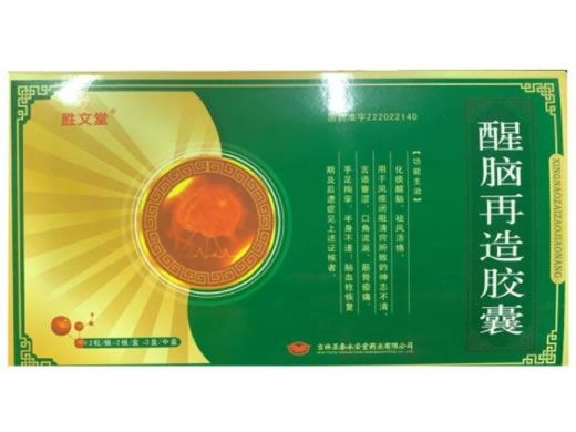 胜文堂醒脑再造胶囊招商代理 24粒*3盒