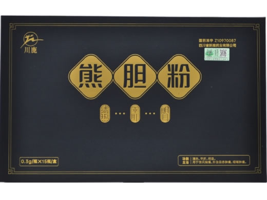 川鹿熊胆粉招商代理 15瓶 川鹿
