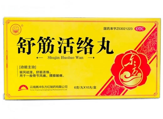 东方舒筋活络丸招商代理 10丸 东方红制药
