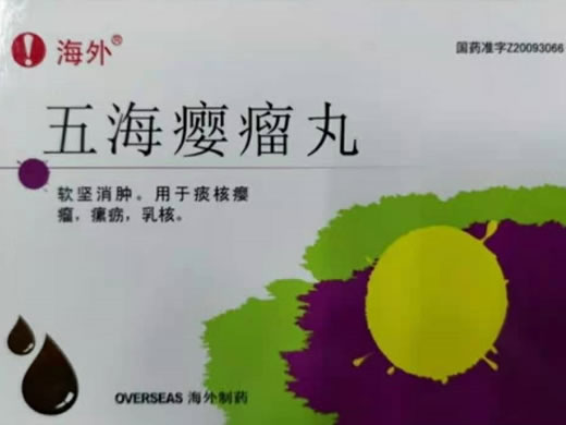 海外五海瘿瘤丸招商代理 2小盒 海外制药