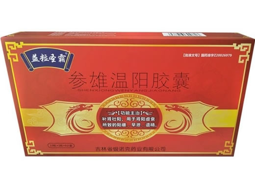 益粒圣霸参雄温阳胶囊招商代理 10粒*6小盒