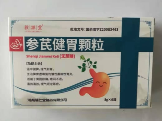 参芪健胃颗粒