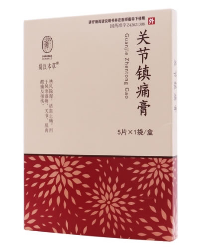 蜀汉本草关节镇痛膏招商代理 5片