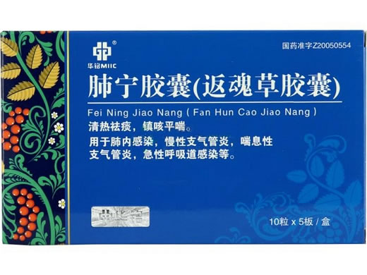 华铭肺宁胶囊(返魂草胶囊)招商代理 50粒