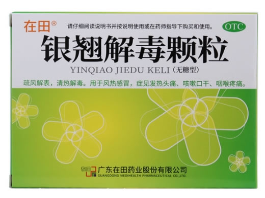 在田银翘解毒颗粒招商代理 12袋(无糖型) 在田