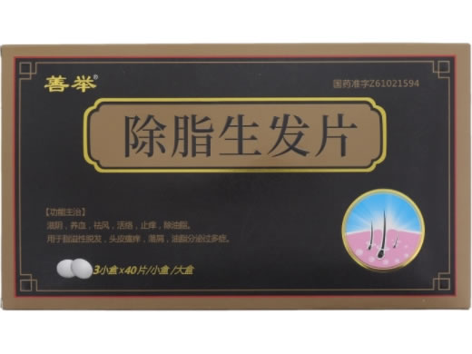 善举除脂生发片招商代理 3小盒