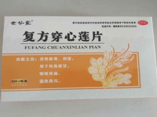 世仙堂复方穿心莲片招商代理 48片