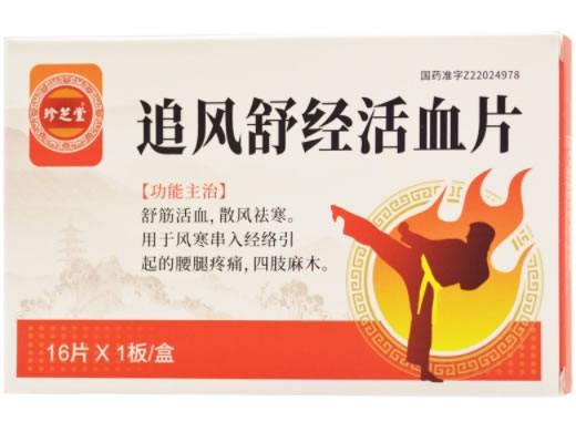 珍芝堂追风舒经活血片招商代理 16片