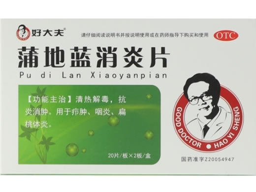 好大夫蒲地蓝消炎片招商代理 40片