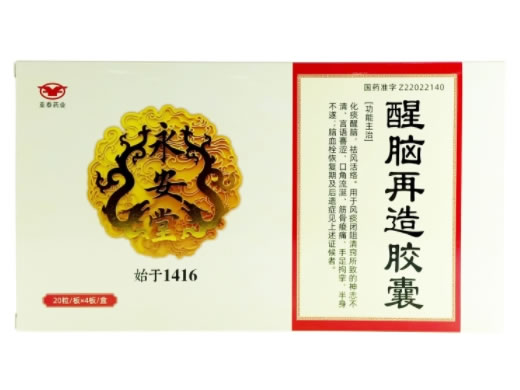 亚泰药业醒脑再造胶囊招商代理 80片