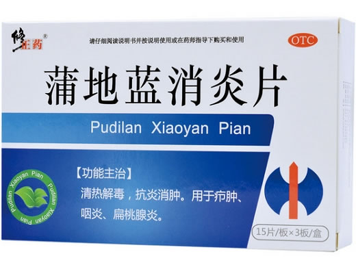 修正药蒲地蓝消炎片招商代理 45片 修正药