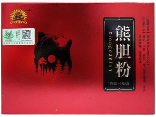 东滋熊胆粉招商代理 1g*5瓶