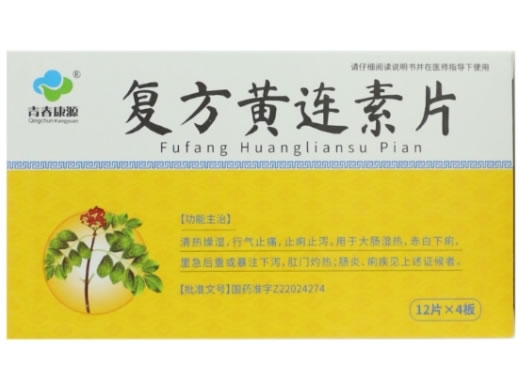 青春康源复方黄连素片招商代理 48片