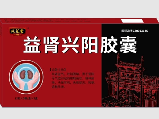 同芝堂益肾兴阳胶囊招商代理 3盒 同芝堂