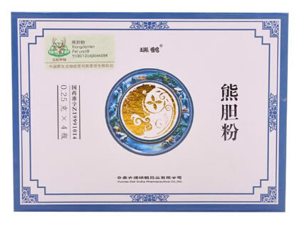 瑞鹤熊胆粉招商代理 0.25g*4瓶 云南大理瑞品金阁药业