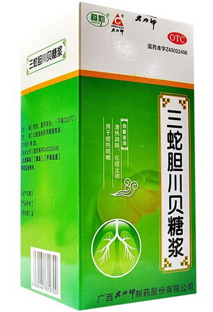 超韵/大力神三蛇胆川贝糖浆招商代理 270ml