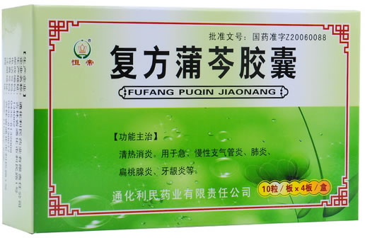 恒帝复方蒲芩胶囊招商代理 40粒 利民药业