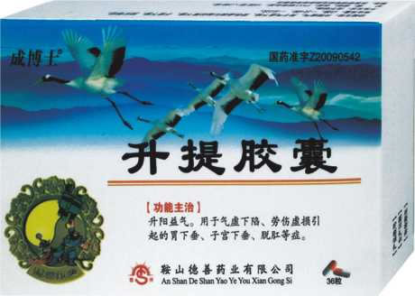 升提胶囊招商代理 36粒 鞍山德善药业