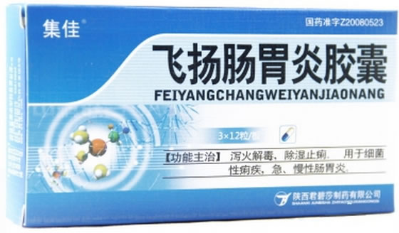 集佳飞扬肠胃炎胶囊招商代理 36粒