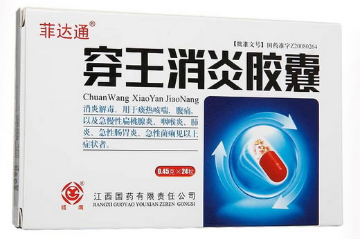 菲达通穿王消炎胶囊招商代理 24粒