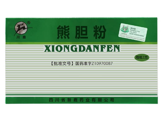 川鹿熊胆粉招商代理 1g*5瓶