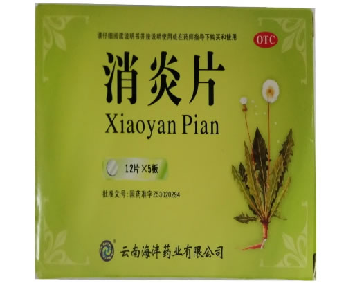 消炎片招商代理 60片 云南海沣