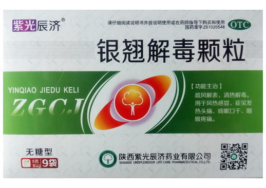 紫光辰济银翘解毒颗粒招商代理 9袋 无糖