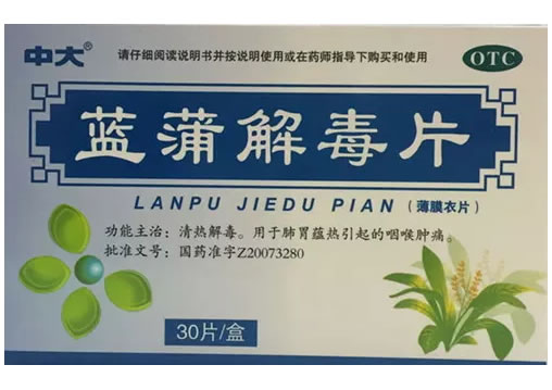 蓝蒲解毒片招商代理 30片 新峰药业