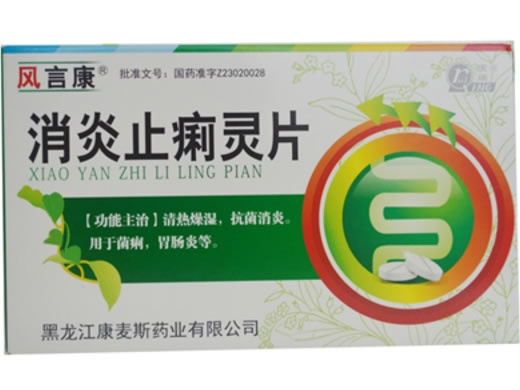 风言康消炎止痢灵片招商代理 30片