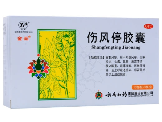 金品伤风停胶囊招商代理 30粒