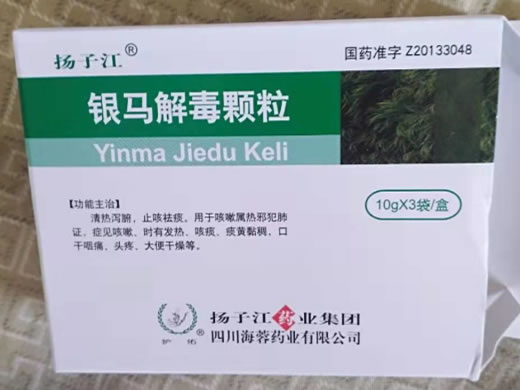 扬子江银马解毒颗粒招商代理 3袋