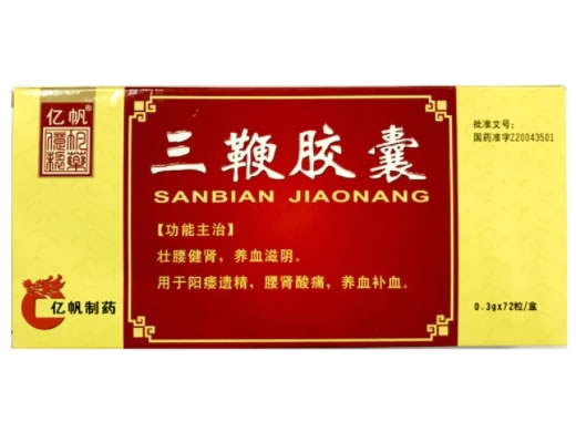 亿帆三鞭胶囊招商代理 72粒 亿帆制药