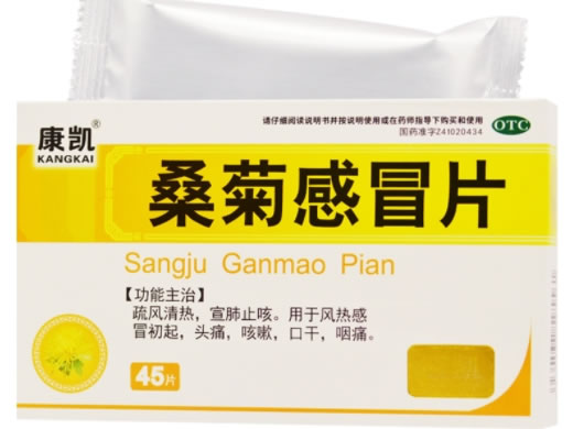 康凯桑菊感冒片招商代理 45片