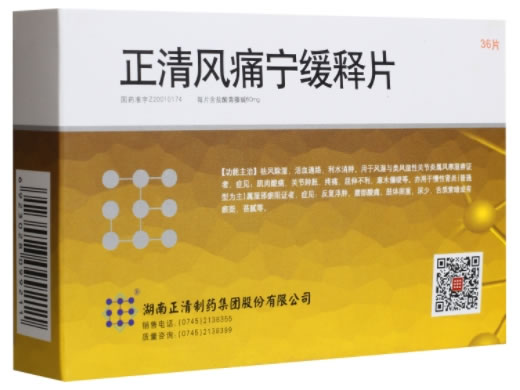 正清风痛宁缓释片招商代理 36片