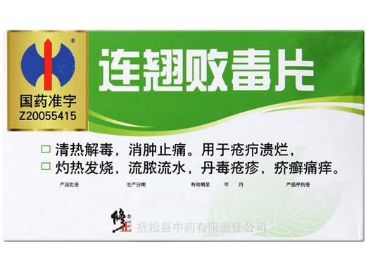 修正连翘败毒片招商代理 48片 抚松县中药