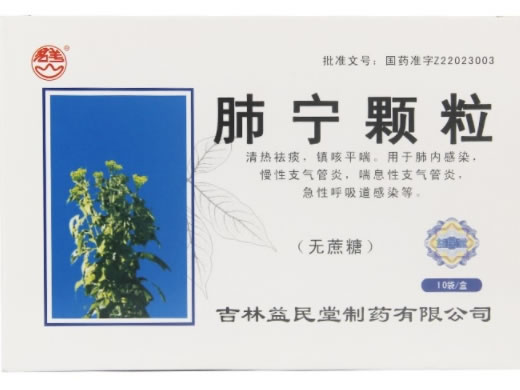 君美肺宁颗粒招商代理 5g*10袋 无蔗糖