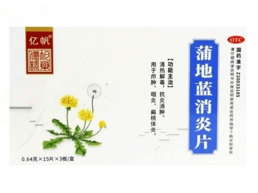 亿帆蒲地蓝消炎片招商代理 0.64g*45片