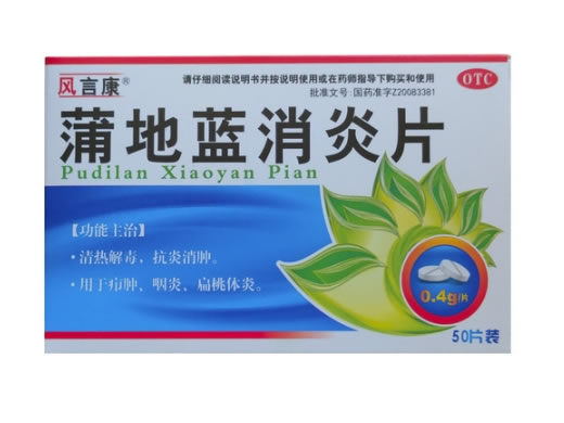 风言康蒲地蓝消炎片招商代理 50片装