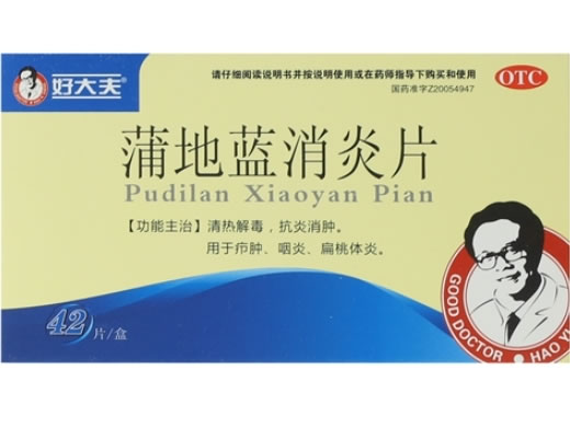好大夫蒲地蓝消炎片招商代理 42片